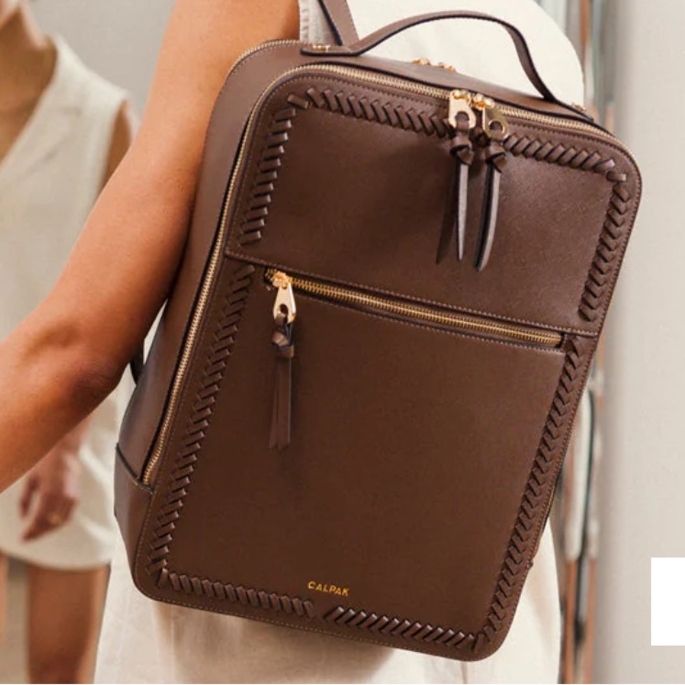 Calpak Kaya 15in Laptop Backpack in Mocha